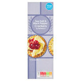 Sainsburys Sainsbury's Sea Salt & Black Pepper Crackers Savoury 185g- Buy online at McGrocer