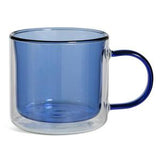 Sainsburys Habitat Blue Double Walled Mug Coffee Mug 250ml- Buy online at McGrocer