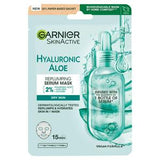 Sainsburys Garnier Hyaluronic Aloe Moisture Plump Serum Sheet Mask Revitalizing Hydrating- Buy online at McGrocer