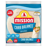 Sainsburys Mission Carb Balance Original Wraps 4 Pack 200g- Buy online at McGrocer