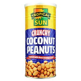 Tropical Sun Crunchy Coconut Peanuts British Snacks 330g
