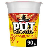 Sainsburys Pot Noodle Chicken Fajita Snack Pot Instant Noodles 90g- Buy online at McGrocer