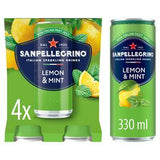 San Pellegrino Zitronen-Minze-Erfrischungsgetränk, 4 x 330 ml