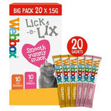 Webbox Lick-e-Lix kattesnack 20 x 15 g