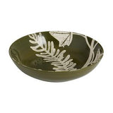 Sainsburys Habitat Floral Pasta Bowl Green Stoneware Serving Dish 950ml- Buy online at McGrocer