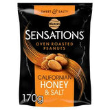 Sainsburys Walkers Sensations Californian Honey Salt Roasted Peanuts Sharing Bag 170g- Buy online at McGrocer