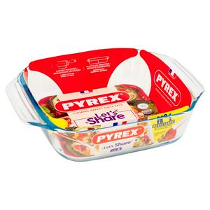 Sainsburys Pyrex Irresistible Square Glass Roaster Dish- Buy online at McGrocer
