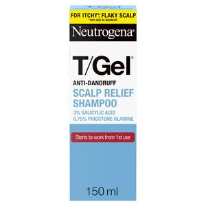 Neutrogena T/Gel Anti Dandruff Scalp Relief Shampoo 150ml, imported from the UK