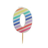 Sainsburys Habitat Age Candle 0 Rainbow Party Candle 21g- Buy online at McGrocer