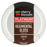 Sainsburys Cherry Blossom Platinum Regimental Gloss Dark Tan Shoe Polish 40g- Buy online at McGrocer