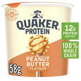 Sainsburys Quaker High Protein Peanut Butter Porridge Pot 59g- Buy online at McGrocer