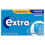 Extra Peppermint sugarfree chewing gum 5x10 multipack - British product