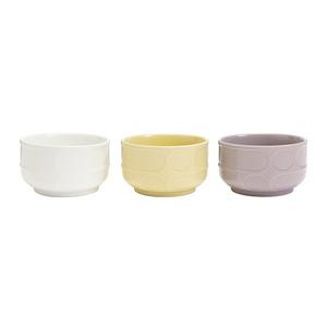 Habitat white ceramic cereal bowl stoneware texture , UK version