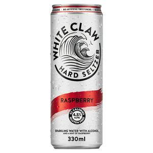 White Claw Hard Seltzer Himbeere 330ml (Britische Marke)