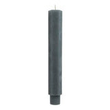 Habitat Grey Hexagon Dinner Candle Unscented 20cm Height
