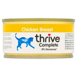 Thrive komplett våtfôr med kyllingbryst til katter 75 g