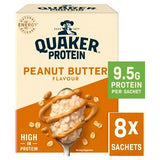 Sainsburys Quaker High Protein Peanut Butter Porridge Sachets 8x43g- Buy online at McGrocer