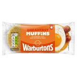 Warburtons Toasting Muffins Pack of 4 (British brand)