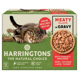 Harringtons Wet Cat Food Pouches Meat in Gravy Assorted Flavour Pack 12 x 85g