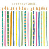 Sainsburys Sainsbury's Happy Birthday Greeting Card Rainbow Candles 15.9x15.9cm- Buy online at McGrocer