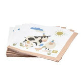 Sainsburys Sainsbury's Home Farmyard Animals Paper Napkins 20 Pack 33cm- Buy online at McGrocer