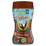 Sainsburys Options Belgian Chocolate Winter Spice Instant Hot Chocolate Drink 220g- Buy online at McGrocer