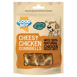 Sainsburys Good Boy Cheesy Chicken Dumbbells Dog Treats 80g- Buy online at McGrocer