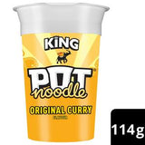 Pot Noodle King Original Curry Pot Noodles 114g