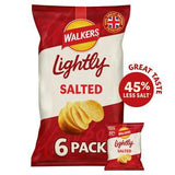 Sainsburys Walkers Less Salt Lightly Salted Potato Crisps Multipack 6x25g- Buy online at McGrocer