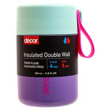 Sainsburys Decor Lilac Kids Insulated Food Pod Stainless Steel 350ml- Buy online at McGrocer