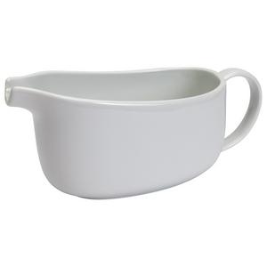 Habitat Riko white porcelain ceramic gravy boat, UK version