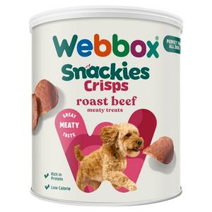 Sainsburys Webbox Snackies Roast Beef Meaty Treats for Dogs 35g- Buy online at McGrocer