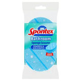 Spontex Badezimmer-Schwamm, kratzfrei, 8 x 4 x 13.5 cm