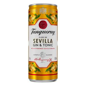 Tanqueray Flor de Sevilla Gin and Tonic Can 250ml (British brand)