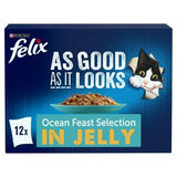 Sainsburys Felix As Good As it Looks Ocean Feasts Wet Cat Food 12 x 85g- Buy online at McGrocer