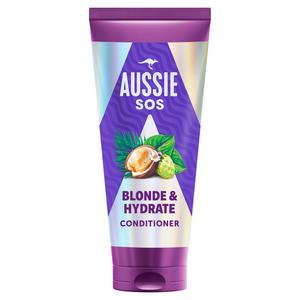 Aussie SOS Blonde Hydrate Conditioner for Bleached Hair 200ml - British product
