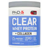 Sainsburys PhD Clear Whey Protein + Collagen Blueberry Flavour Protein Powder 300g- Buy online at McGrocer