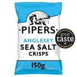 Sainsburys Pipers Anglesey Sea Salt Potato Crisps 150g- Buy online at McGrocer