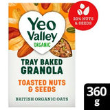 Sainsburys Yeo Valley Organic Granola Toasted Nuts & Seeds 360g British Breakfast Cereal- Buy online at McGrocer
