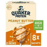 Sainsburys Quaker High Protein Peanut Butter Porridge Sachets 8x43g- Buy online at McGrocer