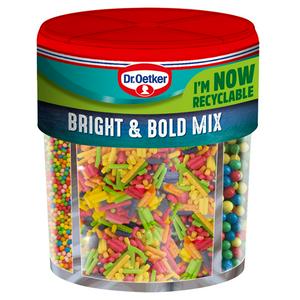 Dr. Oetker Bright & Bold Sprinkles Mix Cake Topping 109g