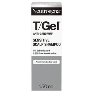 Neutrogena T/Gel anti-dandruff shampoo sensitive scalp 150ml, imported from the UK