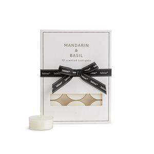 شموع صغيرة شفافة كوب معطرة بالماندرين والريحان Habitat Luxe من Sainsbury's، عبوة من 12 قطعة - اشترِ عبر الإنترنت من McGrocer