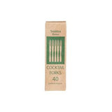 Sainsburys Sainsbury's Home Swantex Bamboo Cocktail Forks 40 Pack- Buy online at McGrocer