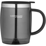 Sainsburys Thermocafe Grey Desk Mug Stainless Steel Travel Container- Buy online at McGrocer