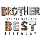 Sainsburys Camden Graphics Happy Birthday Brother Greeting Card 18.6 x 18.6cm- Buy online at McGrocer
