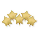 Sainsbury's Home Gold Star Foil Balloons Pack of 5