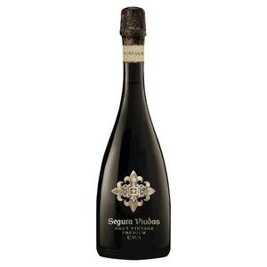 Segura Viudas Brut Premium Cava 75cl bottle (British brand)
