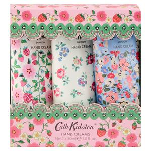 Sainsburys Cath Kidston Hand Cream Trio Strawberry Apple Blossom 3 x 30ml- Buy online at McGrocer