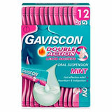 Gaviscon Double Action heartburn relief sachets Mint 12 pack, UK version